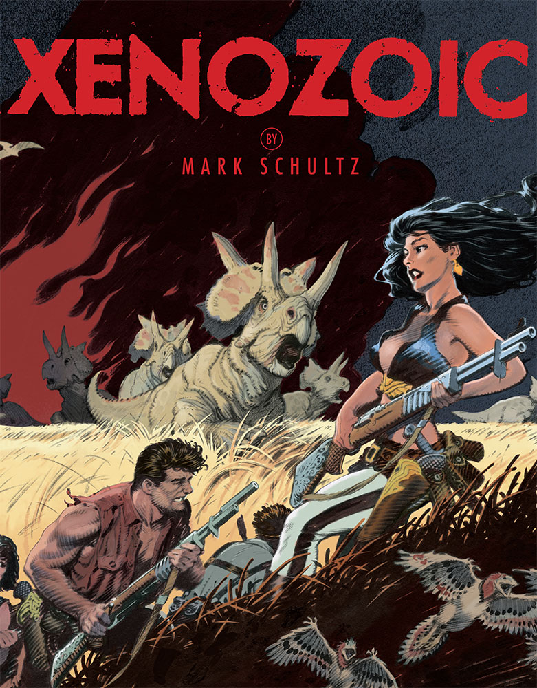 “xenozoic” By Mark Schultz Cover Art For The New Printing Revealed John Fleskes 8928