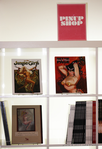 Jim Silkes Jungle Girls at Nucleus Gallery. Photo © 2011 John Fleskes