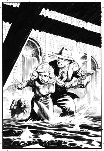 The Spirit #1 cover art by Mark Schultz