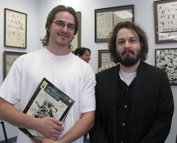 Wesley St. Clair and Victor Williamson. Photo courtesy The Kubert School.